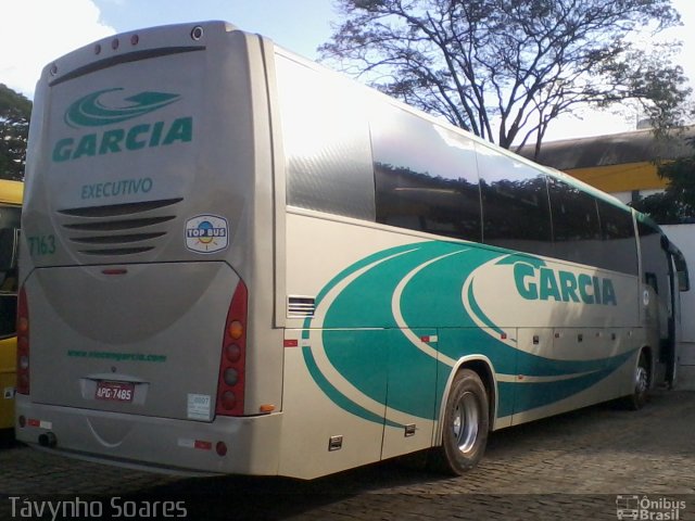 Viação Garcia 7163 na cidade de Maringá, Paraná, Brasil, por Otavio Augusto  Soares. Número da foto: #2007280.