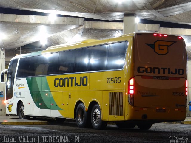 Empresa Gontijo de Transportes 11585 na cidade de Teresina, Piauí, Brasil, por João Victor. ID da foto: 2009133.