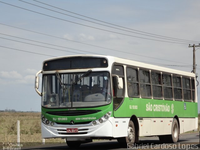 Rápido São Cristóvão RJ 151.003 na cidade de Campos dos Goytacazes, Rio de Janeiro, Brasil, por Gabriel Cardoso Lopes. Número da foto: #2007645.
