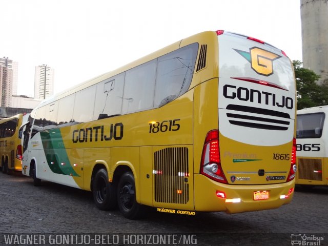 Empresa Gontijo de Transportes 18615 na cidade de Belo Horizonte, Minas Gerais, Brasil, por Wagner Gontijo Várzea da Palma-mg. Número da foto: #2007346.