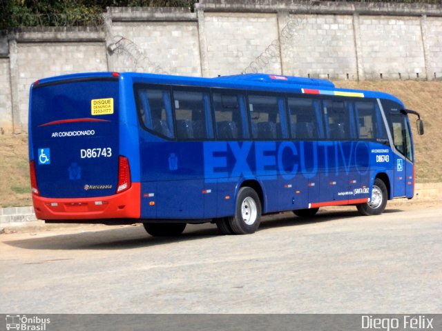 Auto Viação Jabour D86743 na cidade de Rio de Janeiro, Rio de Janeiro, Brasil, por Diego Félix de Araujo. ID da foto: 2008569.