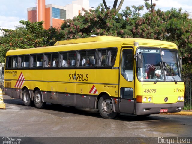 Viação Itapemirim 40075 na cidade de São Paulo, São Paulo, Brasil, por Diego Leão. Número da foto: #2007444.