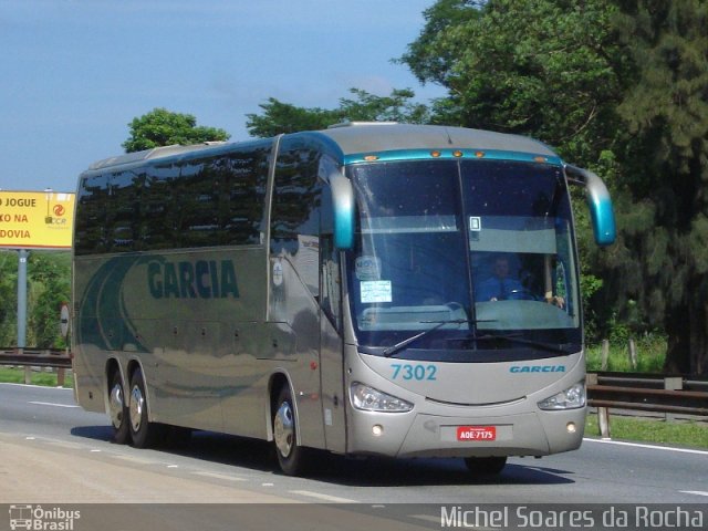 Viação Garcia 7302 na cidade de Queimados, Rio de Janeiro, Brasil, por Michel Soares da Rocha. ID da foto: 2007412.