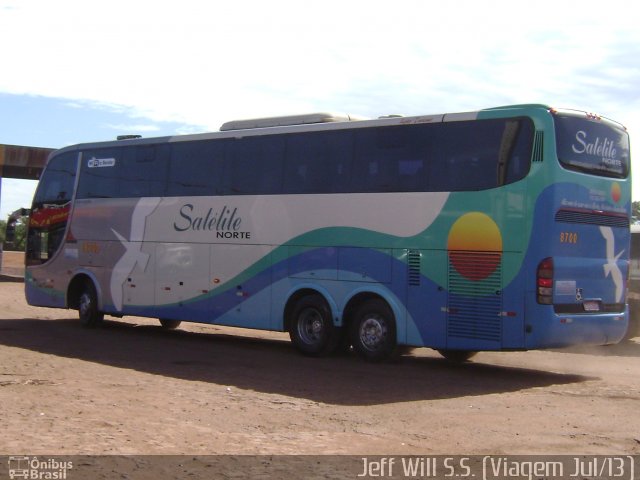 Expresso Satélite Norte 8700 na cidade de Peritoró, Maranhão, Brasil, por Jefferson Willian da Silva de Sousa. Número da foto: #2007211.