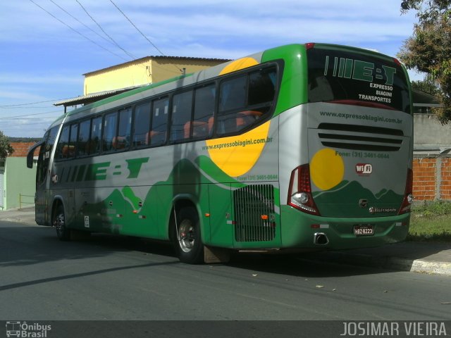 EBT - Expresso Biagini Transportes 8223 na cidade de Curvelo, Minas Gerais, Brasil, por Josimar Vieira. Número da foto: #2011354.
