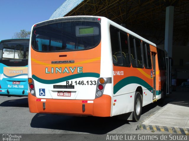 Linave Transportes RJ 146.133 na cidade de Miguel Pereira, Rio de Janeiro, Brasil, por André Luiz Gomes de Souza. ID da foto: 2010160.