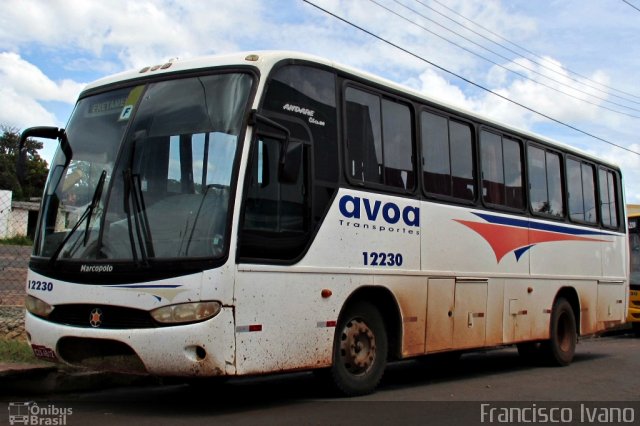 AVOA - Auto Viação Ourinhos Assis 12230 na cidade de Paraguaçu Paulista, São Paulo, Brasil, por Francisco Ivano. ID da foto: 2010631.