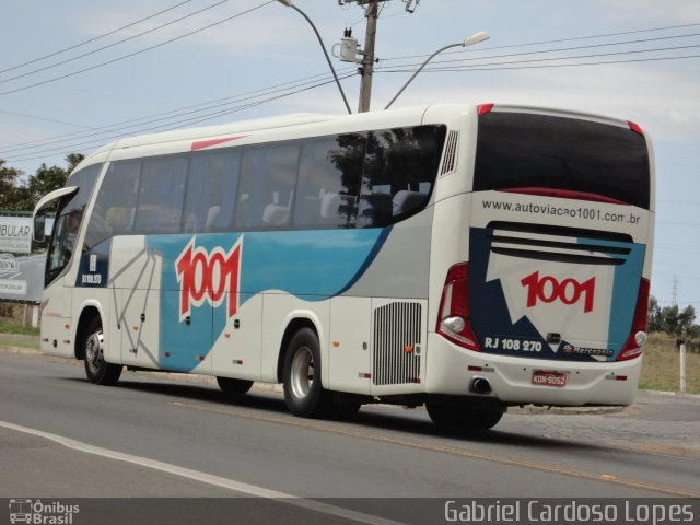 Auto Viação 1001 RJ 108.270 na cidade de Campos dos Goytacazes, Rio de Janeiro, Brasil, por Gabriel Cardoso Lopes. Número da foto: #2009609.
