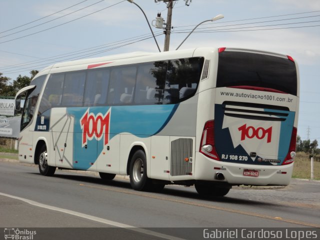 Auto Viação 1001 RJ 108.270 na cidade de Campos dos Goytacazes, Rio de Janeiro, Brasil, por Gabriel Cardoso Lopes. ID da foto: 2009609.