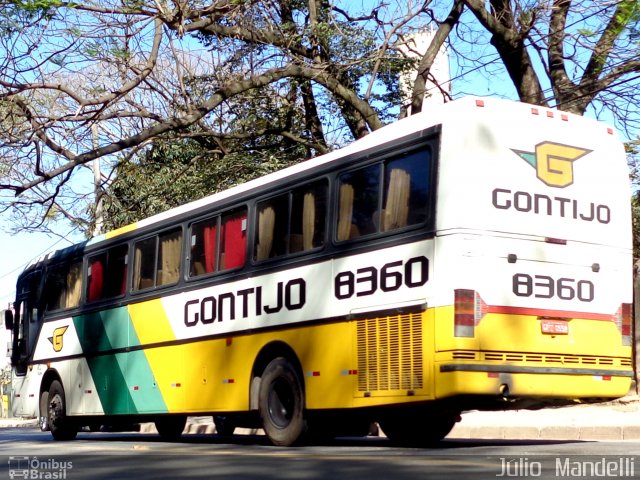 Empresa Gontijo de Transportes 8360 na cidade de Belo Horizonte, Minas Gerais, Brasil, por Júlio  Mandelli. Número da foto: #2010879.