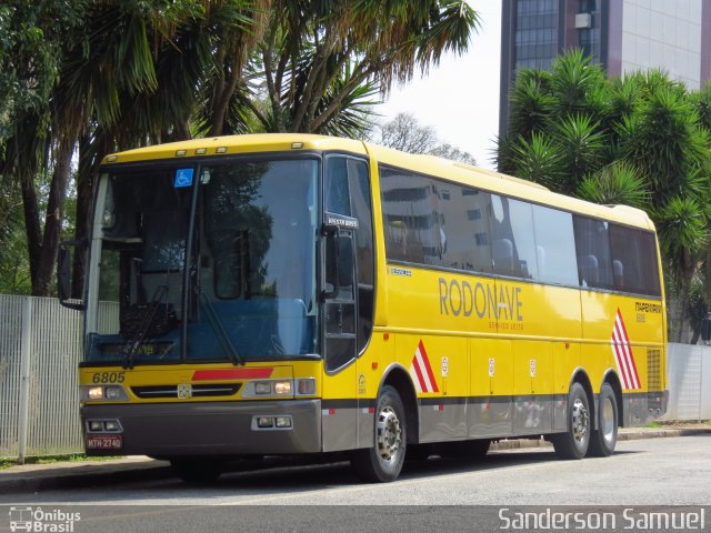 Viação Itapemirim 6805 na cidade de Curitiba, Paraná, Brasil, por Sanderson Samuel. Número da foto: #2011262.