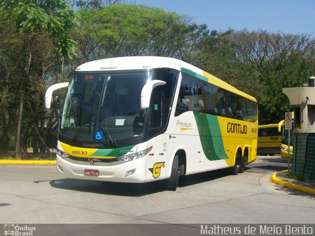 Empresa Gontijo de Transportes 18630 na cidade de São Paulo, São Paulo, Brasil, por Matheus de Melo Bento. Número da foto: #2009236.