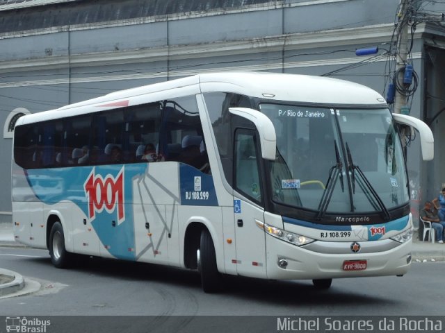 Auto Viação 1001 RJ 108.299 na cidade de Rio de Janeiro, Rio de Janeiro, Brasil, por Michel Soares da Rocha. ID da foto: 2010140.