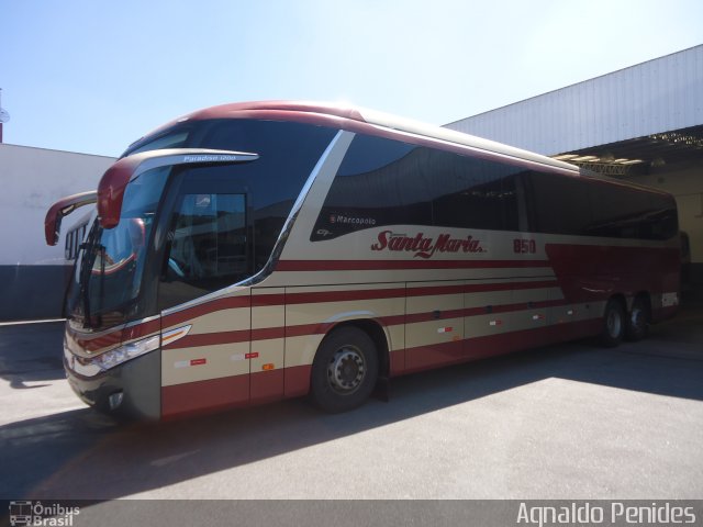 Santa Maria Fretamento e Turismo > Transportes Santa Maria(SP) 850 na cidade de São Bernardo do Campo, São Paulo, Brasil, por Agnaldo Penides. Número da foto: #2010836.