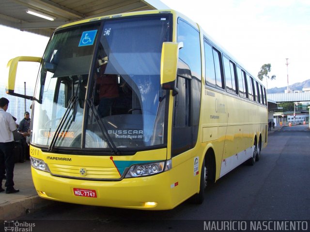Viação Itapemirim 9011 na cidade de Belo Horizonte, Minas Gerais, Brasil, por Maurício Nascimento. Número da foto: #2009891.