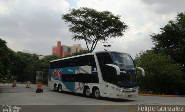 Auto Viação 1001 RJ 108.589 na cidade de São Paulo, São Paulo, Brasil, por Felipe Gonzalez. Número da foto: #2010312.
