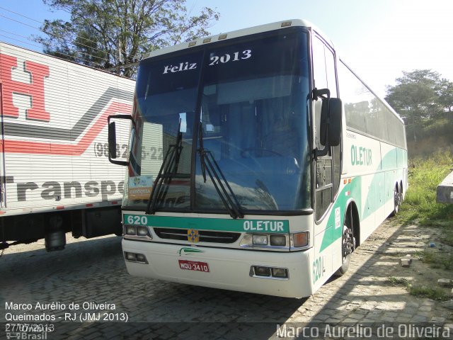 Oletur Transportadora Turística 620 na cidade de Queimados, Rio de Janeiro, Brasil, por Marco Aurélio de Oliveira. Número da foto: #2011903.