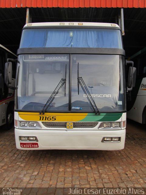 Empresa Gontijo de Transportes 11165 na cidade de João Monlevade, Minas Gerais, Brasil, por Julio Cesar Euzebio Alves. ID da foto: 2011756.