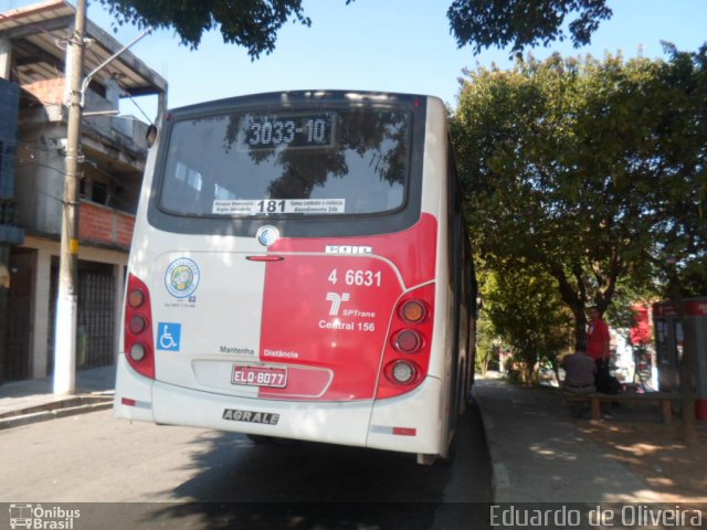 Transcooper > Norte Buss 4 6631 na cidade de São Paulo, São Paulo, Brasil, por Eduardo de Oliveira. ID da foto: 2011706.