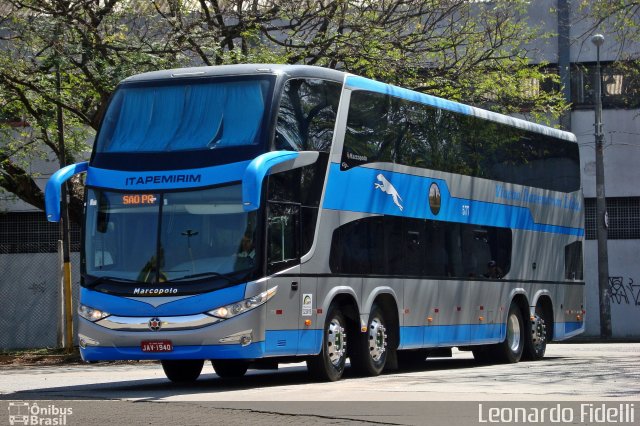 Viação Itapemirim 577 na cidade de São Paulo, São Paulo, Brasil, por Leonardo Fidelli. Número da foto: #2012657.