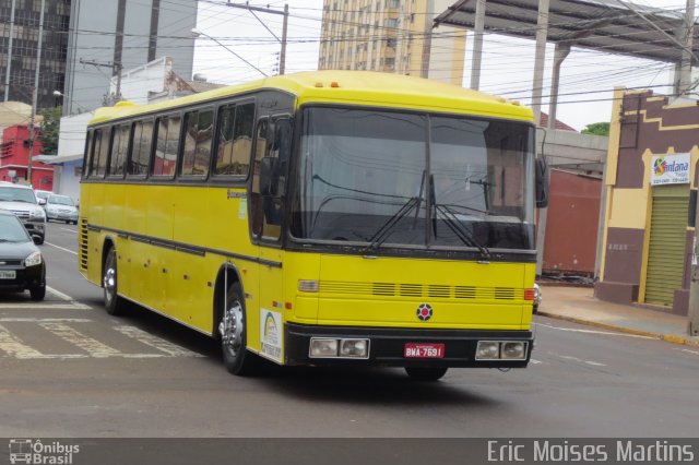 Ônibus Particulares 7691 na cidade de Campo Grande, Mato Grosso do Sul, Brasil, por Eric Moises Martins. Número da foto: #2012826.