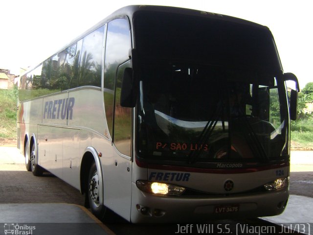 Fretur Transportes e Turismo 124 na cidade de São Luís, Maranhão, Brasil, por Jefferson Willian da Silva de Sousa. Número da foto: #2013253.