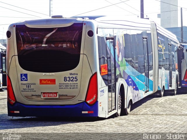 Metra - Sistema Metropolitano de Transporte 8325 na cidade de São Bernardo do Campo, São Paulo, Brasil, por Bruno   Studer. Número da foto: #2012860.