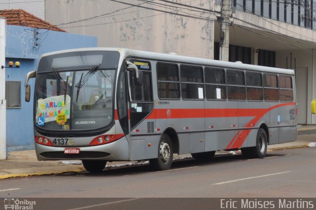 Viação Campo Grande 4137 na cidade de Campo Grande, Mato Grosso do Sul, Brasil, por Eric Moises Martins. Número da foto: #2012838.