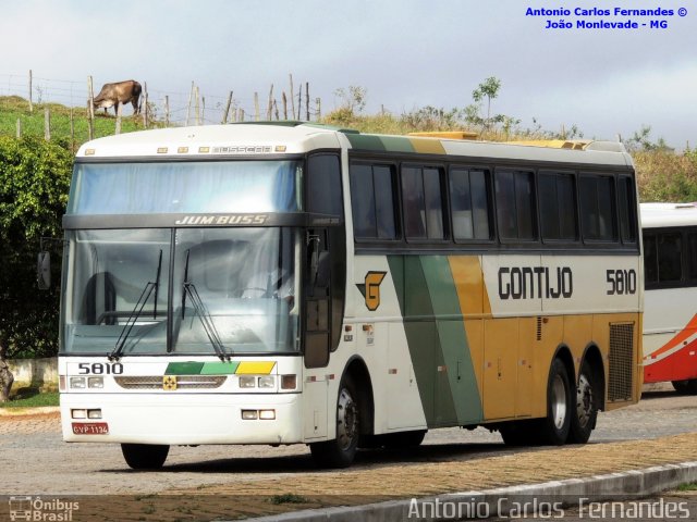 Empresa Gontijo de Transportes 5810 na cidade de João Monlevade, Minas Gerais, Brasil, por Antonio Carlos Fernandes. ID da foto: 2011840.