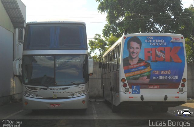 Vera Cruz Transporte e Turismo 2000 na cidade de Araxá, Minas Gerais, Brasil, por Lucas Borges . Número da foto: #2012495.