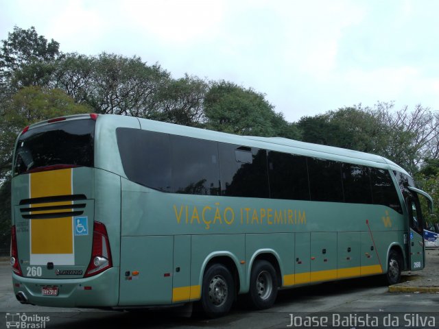 Viação Itapemirim 260 na cidade de São Paulo, São Paulo, Brasil, por Joase Batista da Silva. Número da foto: #2011569.