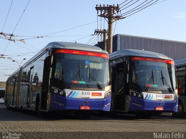 Metra - Sistema Metropolitano de Transporte 8315 na cidade de São Bernardo do Campo, São Paulo, Brasil, por Natan Felix dos Santos Diniz. ID da foto: 2011566.