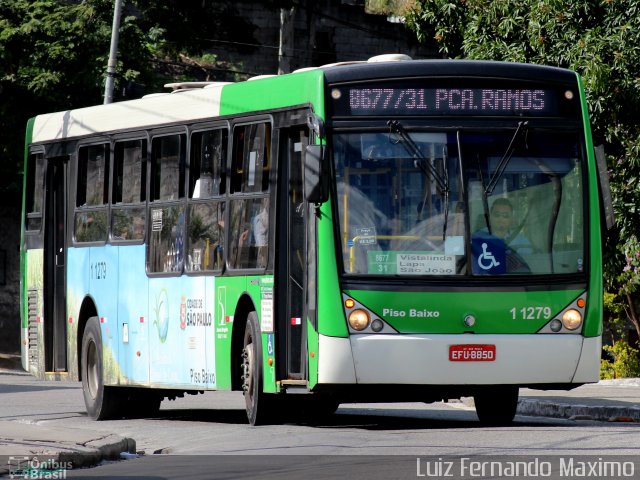 Viação Santa Brígida 1 1279 na cidade de São Paulo, São Paulo, Brasil, por Luiz Fernando Maximo. Número da foto: #2014104.