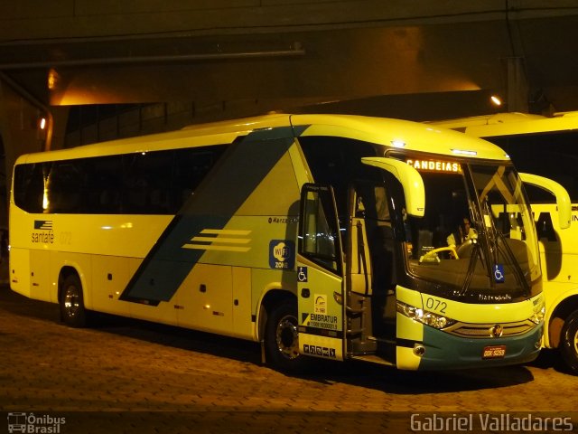 Santa Fé Transportes 072 na cidade de Belo Horizonte, Minas Gerais, Brasil, por Gabriel Valladares. Número da foto: #2015067.