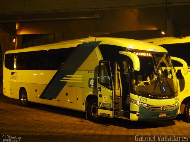 Santa Fé Transportes 072 na cidade de Belo Horizonte, Minas Gerais, Brasil, por Gabriel Valladares. ID da foto: 2015067.