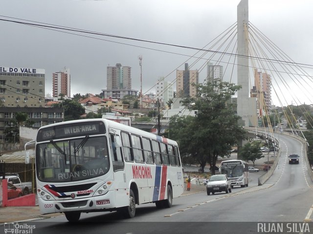 Expresso Nacional de Luxo 0087 na cidade de Campina Grande, Paraíba, Brasil, por Ruan Silva. Número da foto: #2014341.