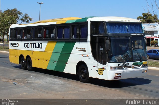 Empresa Gontijo de Transportes 15220 na cidade de Patos de Minas, Minas Gerais, Brasil, por Andre  Lavor. Número da foto: #2015328.