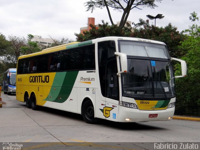 Empresa Gontijo de Transportes 11655 na cidade de São Paulo, São Paulo, Brasil, por Fabricio Zulato. Número da foto: #2016162.