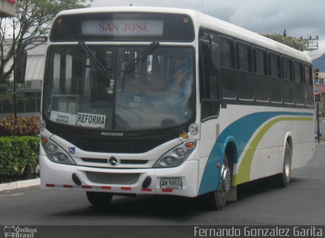 Transportes Zúñiga S.A. 28 na cidade de , por Fernando Gonzalez Garita. Número da foto: #2016692.