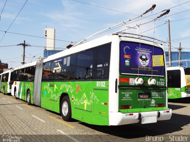 Metra - Sistema Metropolitano de Transporte 8102 na cidade de São Bernardo do Campo, São Paulo, Brasil, por Bruno   Studer. Número da foto: #2017159.