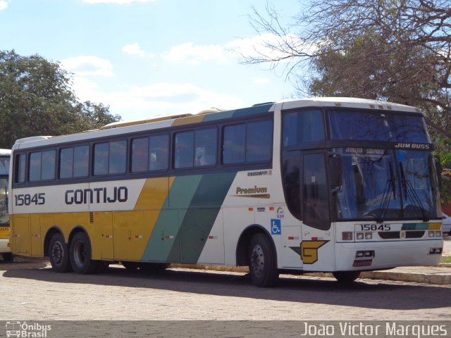 Empresa Gontijo de Transportes 15845 na cidade de São Francisco, Minas Gerais, Brasil, por João Victor Marques. ID da foto: 2017016.