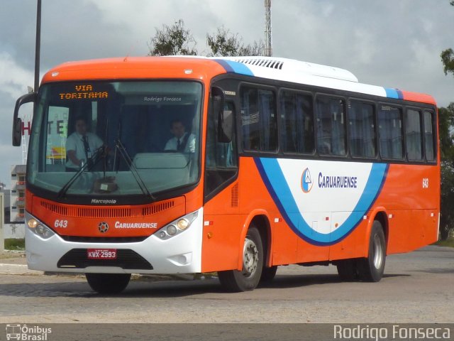 Rodoviária Caruaruense 643 na cidade de Caruaru, Pernambuco, Brasil, por Rodrigo Fonseca. ID da foto: 2016957.