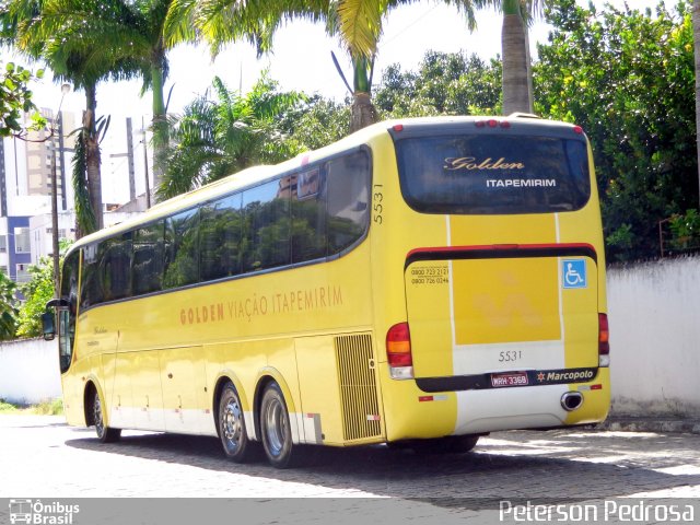 Viação Itapemirim 5531 na cidade de Fortaleza, Ceará, Brasil, por Peterson Pedrosa. Número da foto: #2017254.