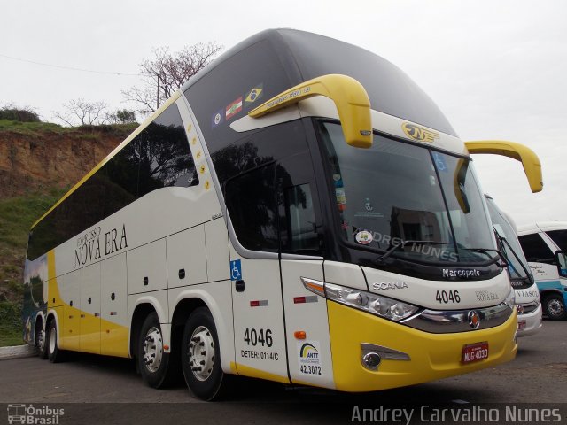 Expresso Nova Era 4046 na cidade de Santana do Livramento, Rio Grande do Sul, Brasil, por Andrey Carvalho Nunes. Número da foto: #2019352.