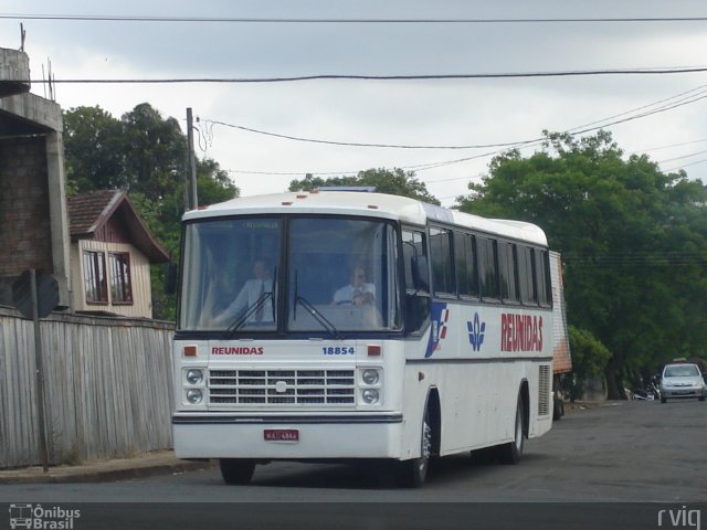 Reunidas Transportes Coletivos 18854 na cidade de Pato Branco, Paraná, Brasil, por Rodrigo Augusto  Vignaga. Número da foto: #2018793.