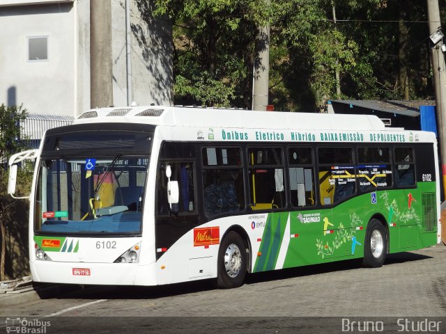 Metra - Sistema Metropolitano de Transporte 6102 na cidade de São Bernardo do Campo, São Paulo, Brasil, por Bruno   Studer. Número da foto: #2018859.