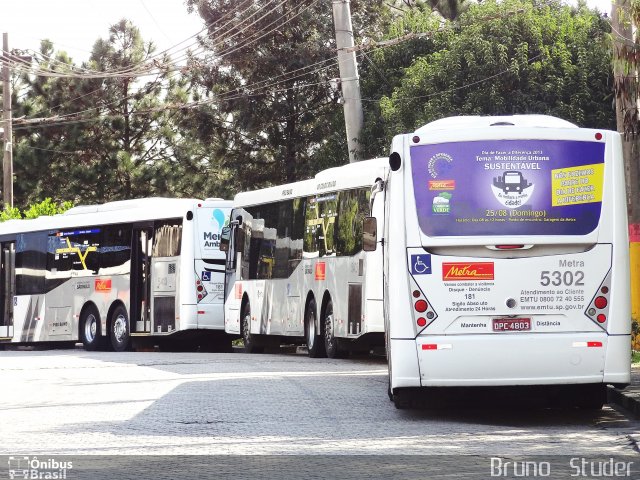 Metra - Sistema Metropolitano de Transporte 5302 na cidade de São Bernardo do Campo, São Paulo, Brasil, por Bruno   Studer. Número da foto: #2018851.