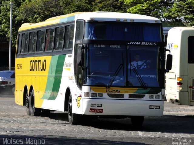 Empresa Gontijo de Transportes 15295 na cidade de Curvelo, Minas Gerais, Brasil, por Moisés Magno. ID da foto: 2018097.