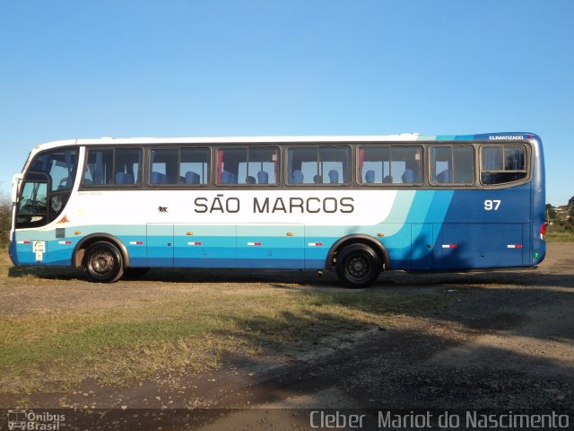 Expresso São Marcos 97 na cidade de Criciúma, Santa Catarina, Brasil, por Cleber  Mariot do Nascimento. Número da foto: #2018897.
