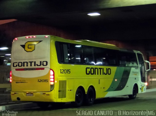 Empresa Gontijo de Transportes 12015 na cidade de Belo Horizonte, Minas Gerais, Brasil, por Sérgio Augusto Braga Canuto. ID da foto: 1964511.